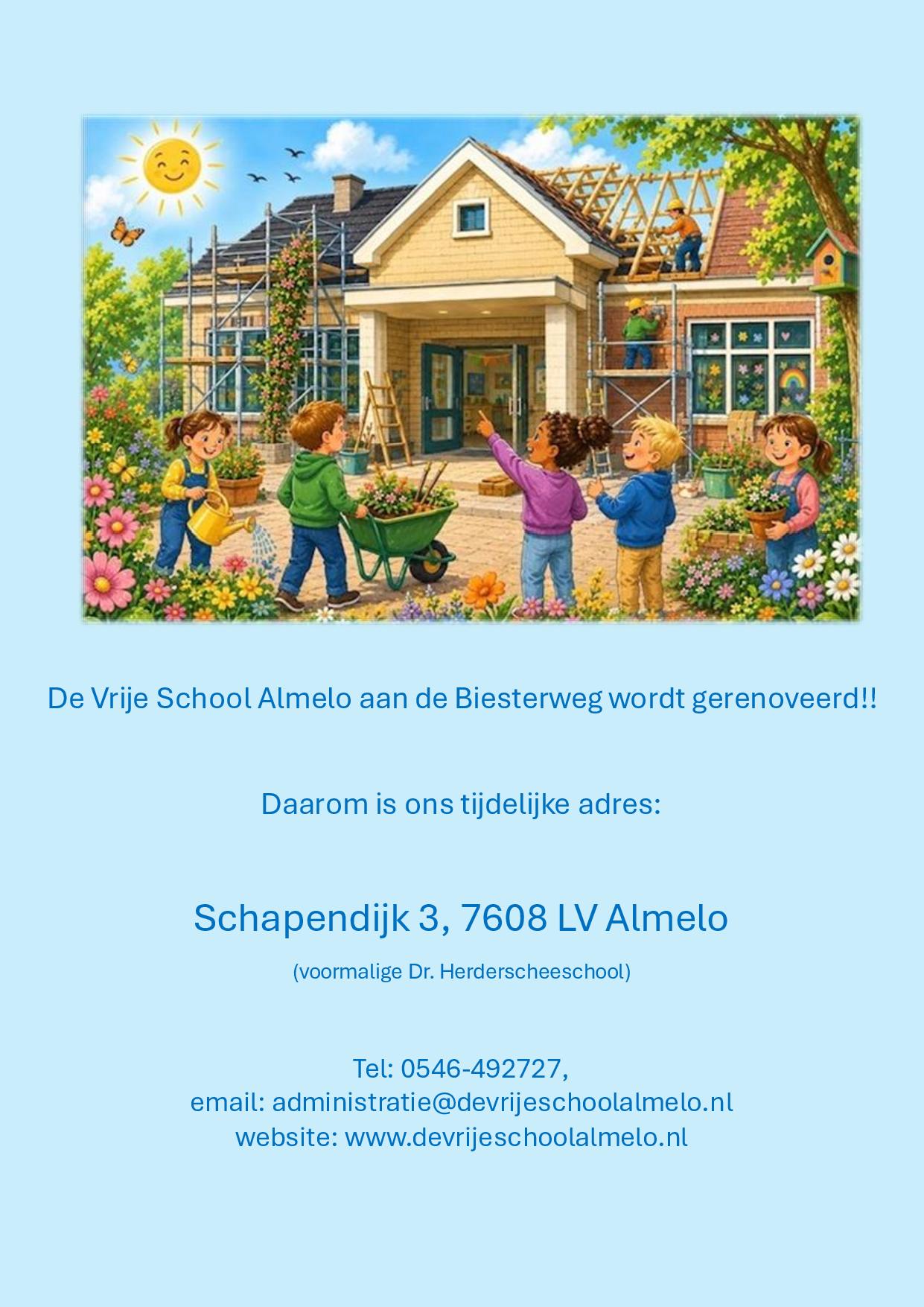 Tijdelijk Adres I.v.m. Renovatie